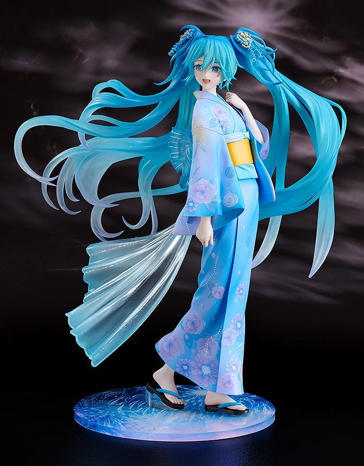 Figurine Hatsune Miku Ver. Music & Fire Works de Vocaloid par Good Smile Company